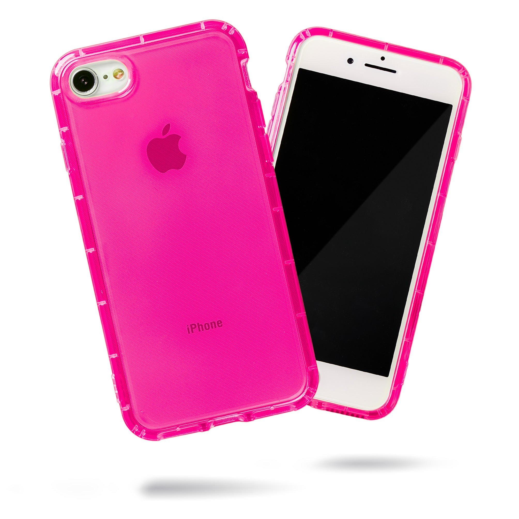 Highlighter Case for iPhone SE, iPhone 8 & iPhone 7 - Eye-Catching Hot Pink