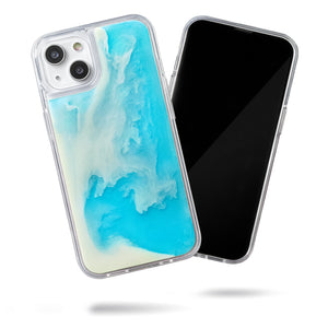 Neon Sand Case for iPhone 13 - Ocean and Beach