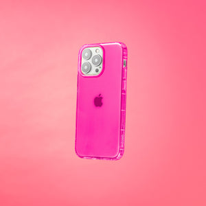 Highlighter Case for iPhone 13 Pro - Eye-Catching Hot Pink