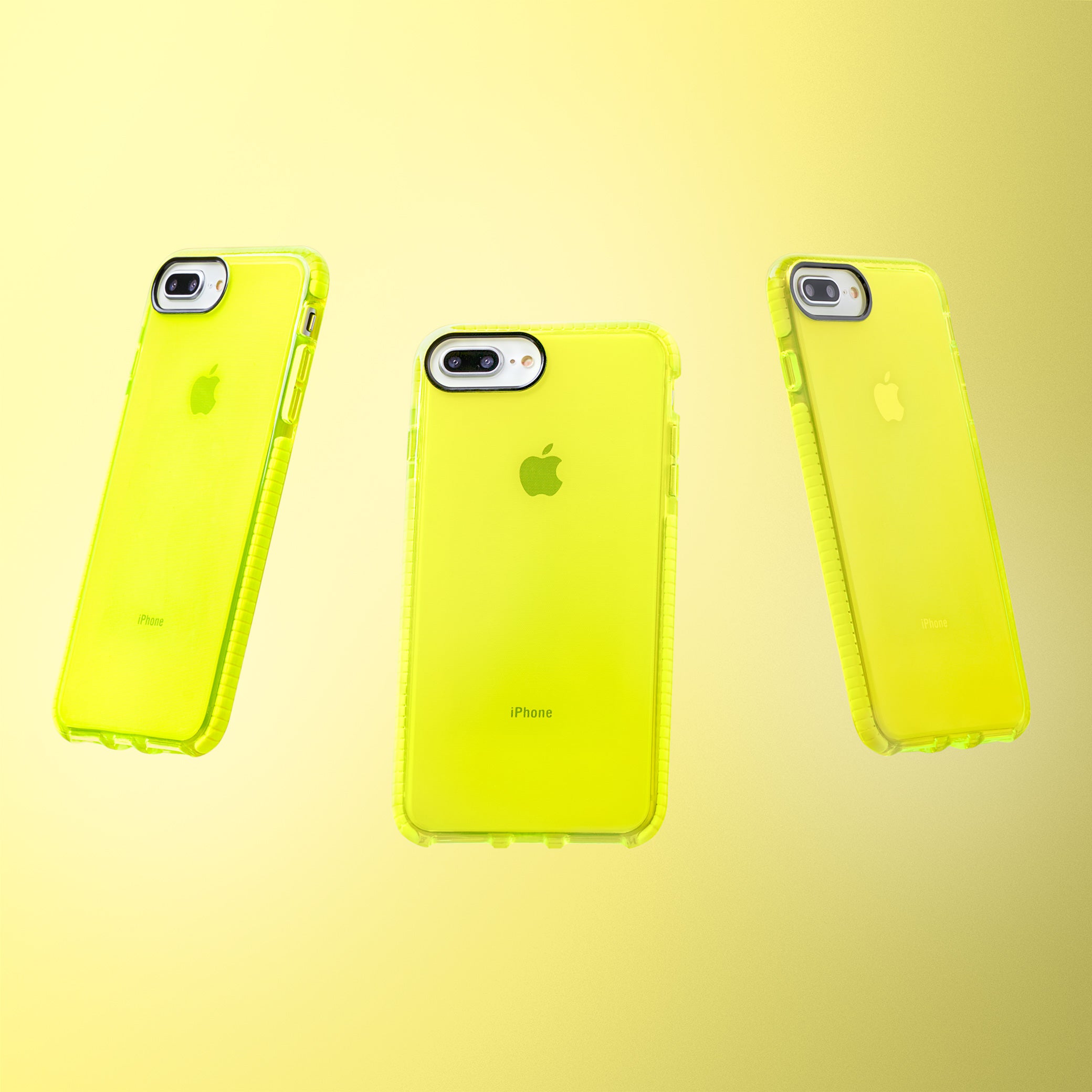Barrier Case for iPhone 8 Plus & iPhone 7 Plus - Hi-Energy Neon Yellow