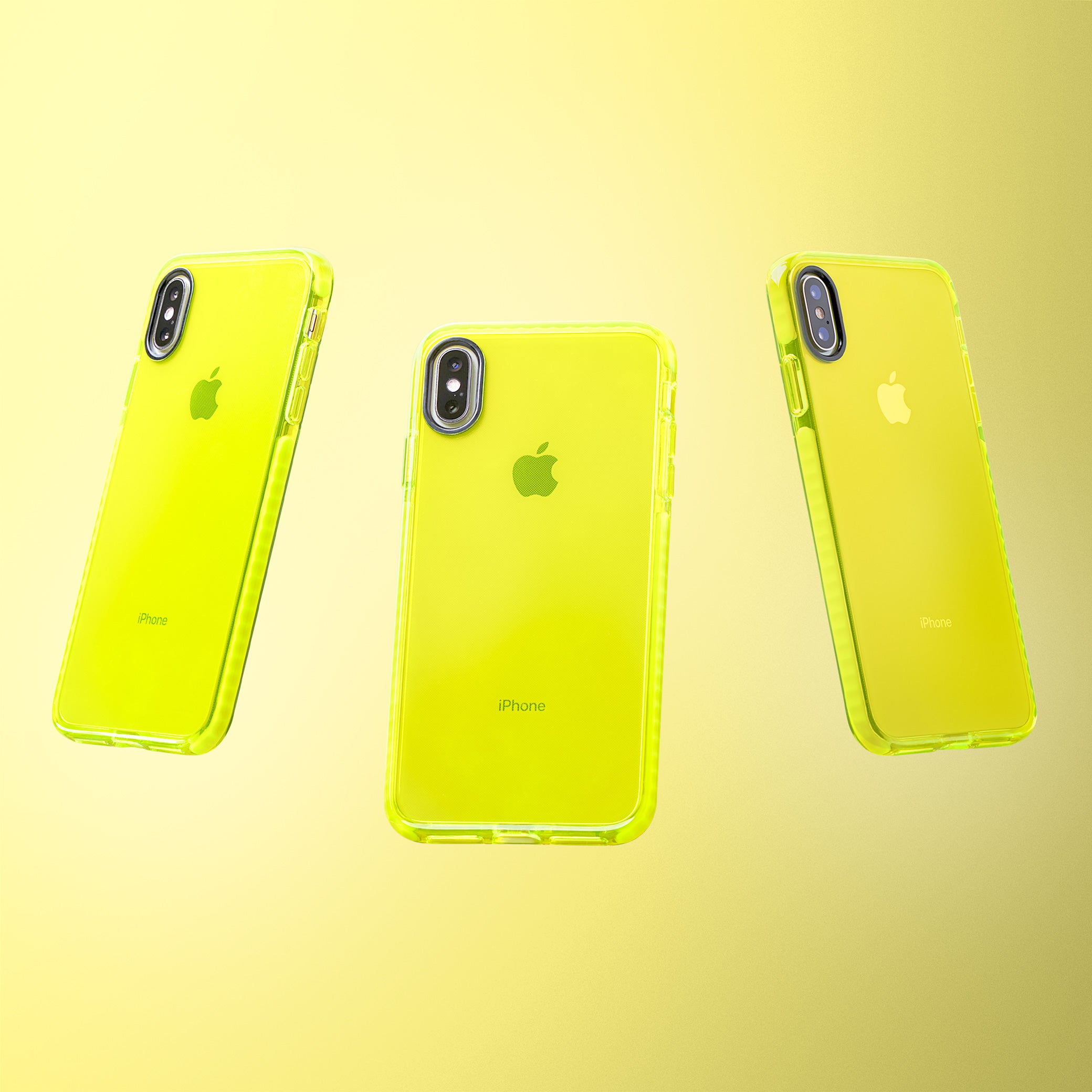 Barrier Case for iPhone Xs & iPhone X - Hi-Energy Neon Yellow