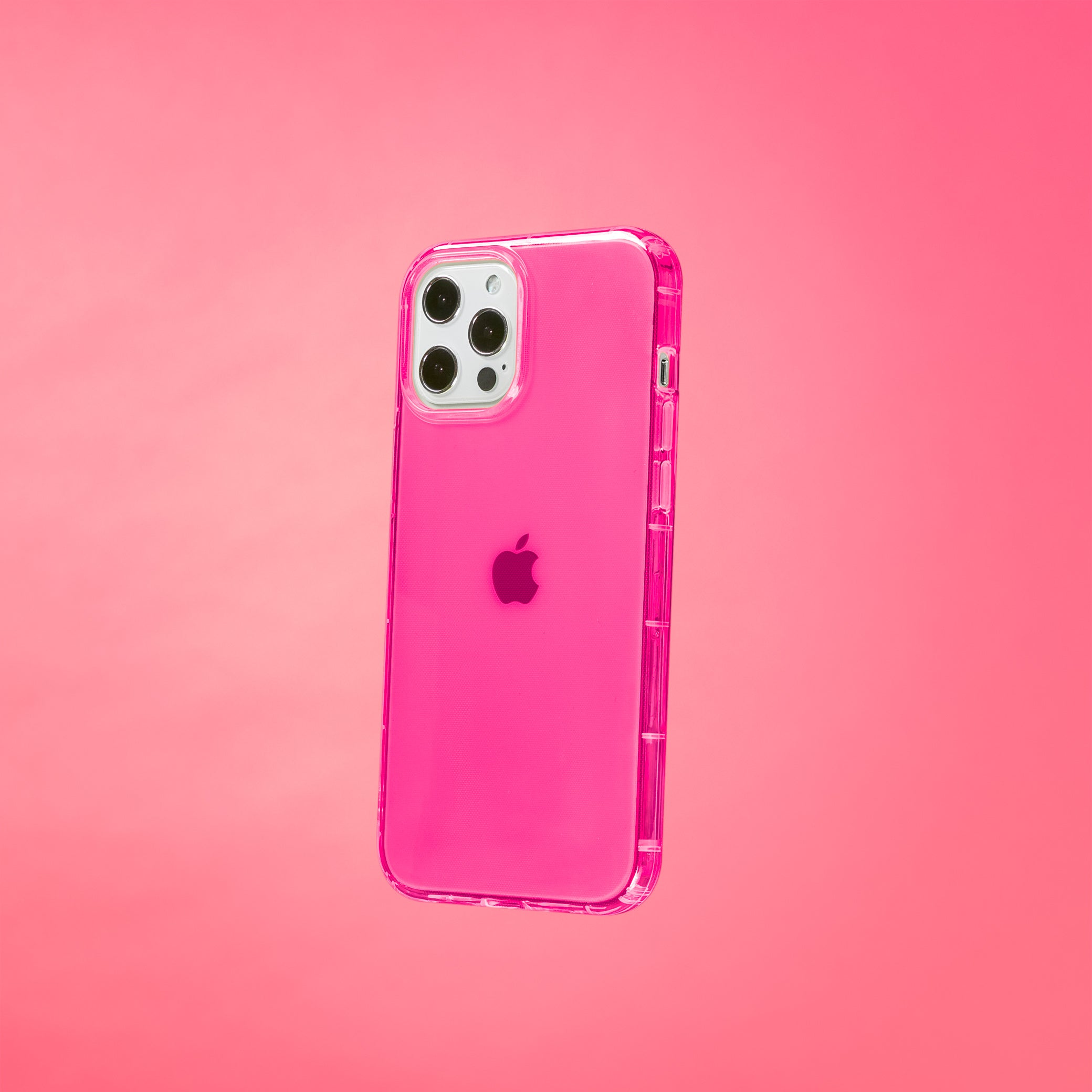 Highlighter Case for iPhone 12 Pro Max - Eye-Catching Hot Pink