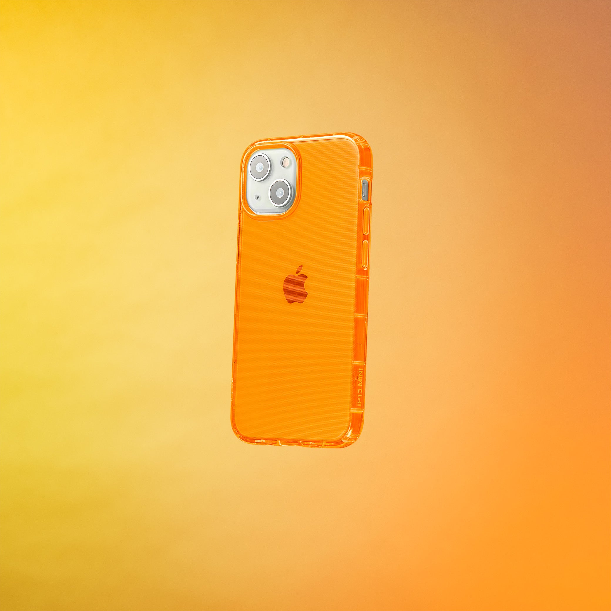 Highlighter Case for iPhone 13 Mini- Intense Bright Orange