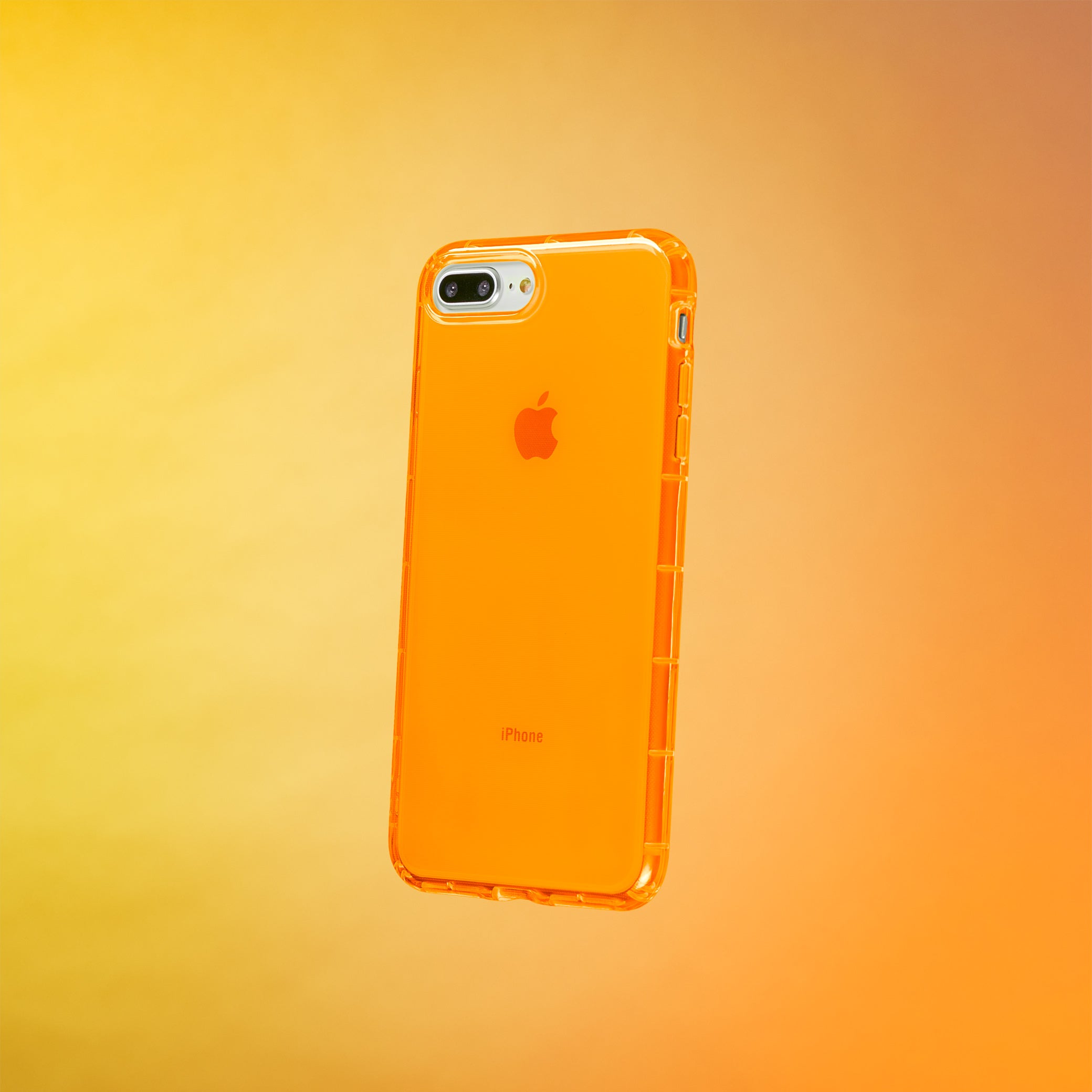 Highlighter Case for iPhone 8 Plus & iPhone 7 Plus - Intense Bright Orange