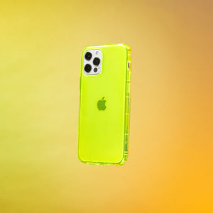 Highlighter Case for iPhone 12 & iPhone 12 Pro - Conspicuous Neon Yellow