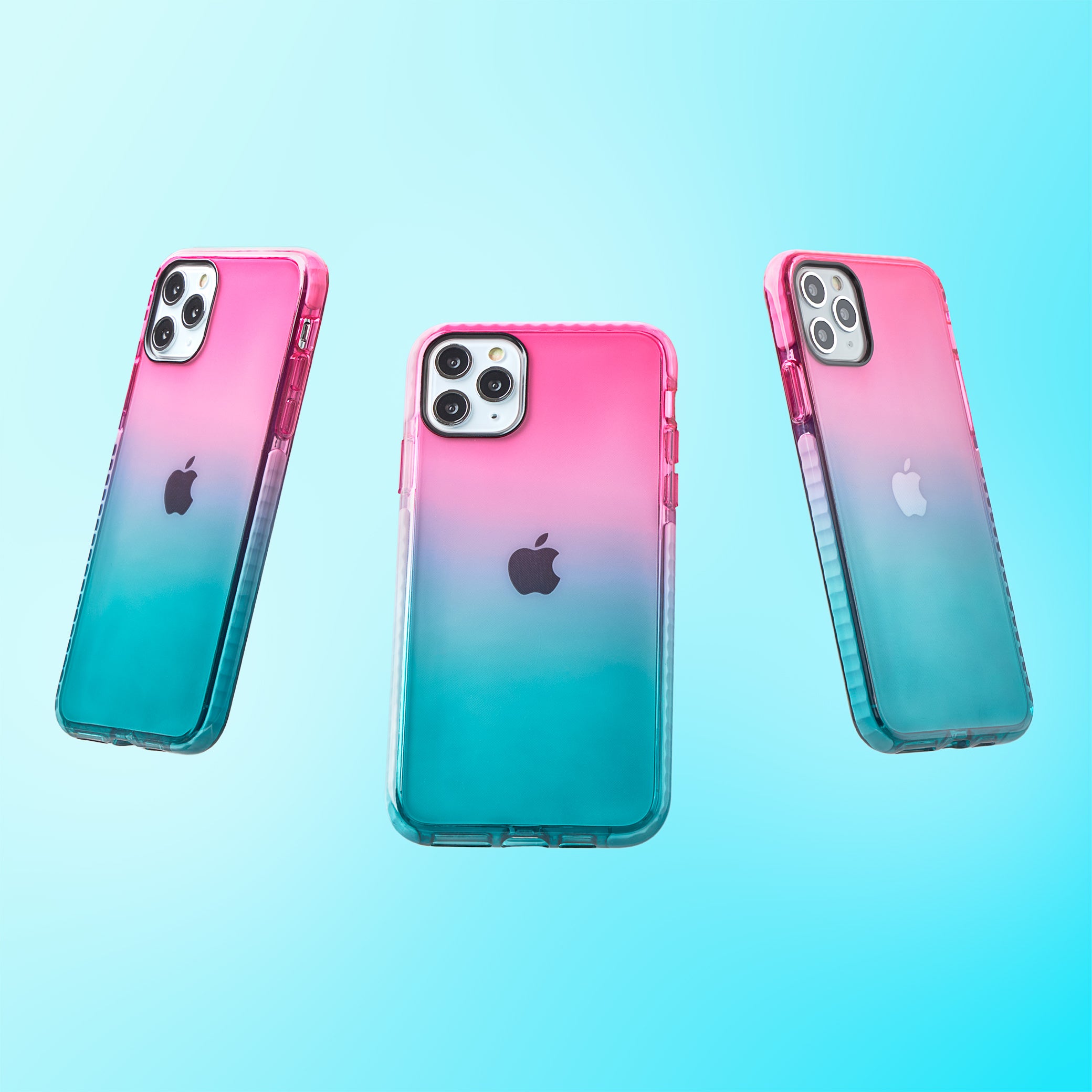 Barrier Case for iPhone 11 Pro Max- Blue n Pink Gradient Sunset