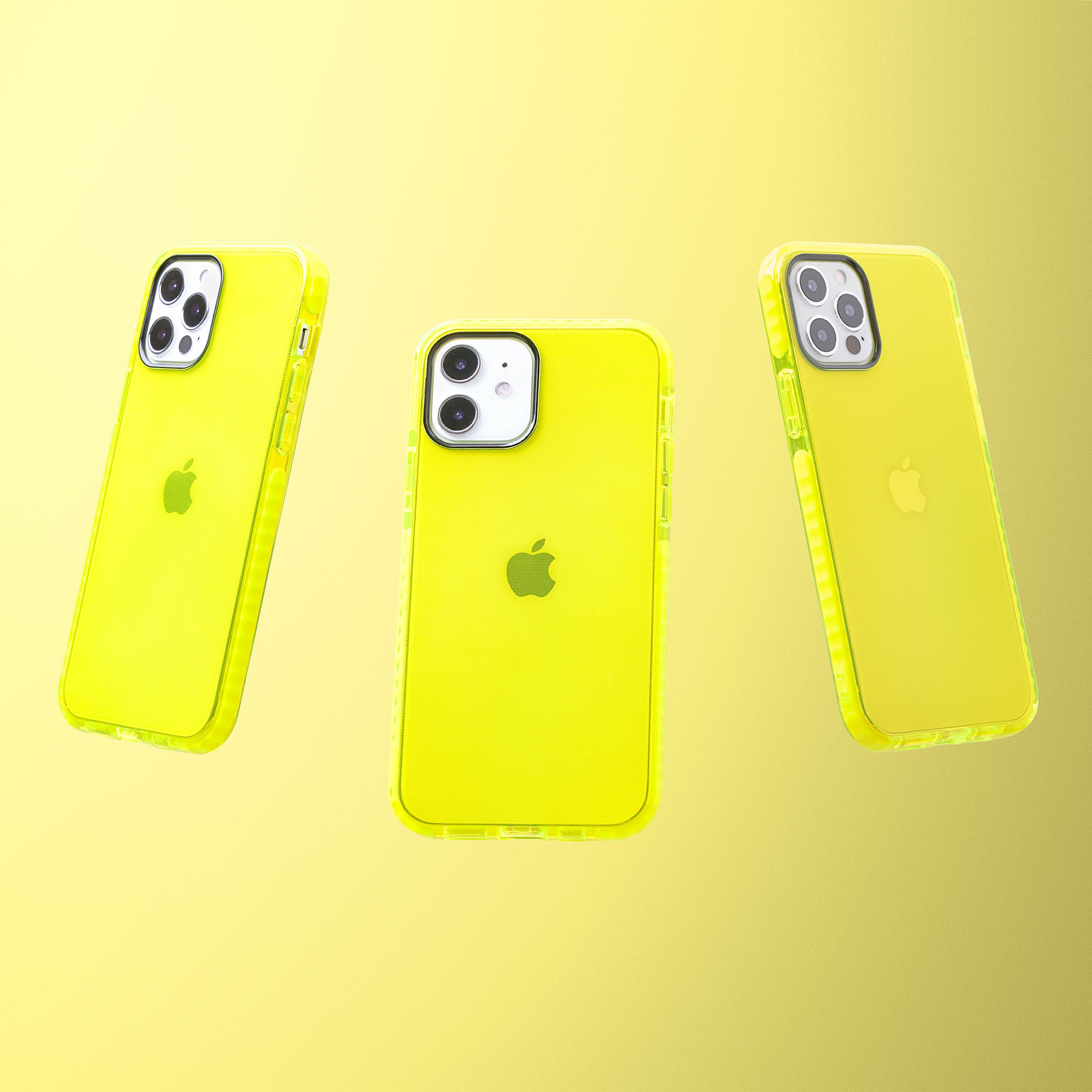 Neon Sand iPhone 12 and 12 Pro Case - Hi Energy Neon Yellow