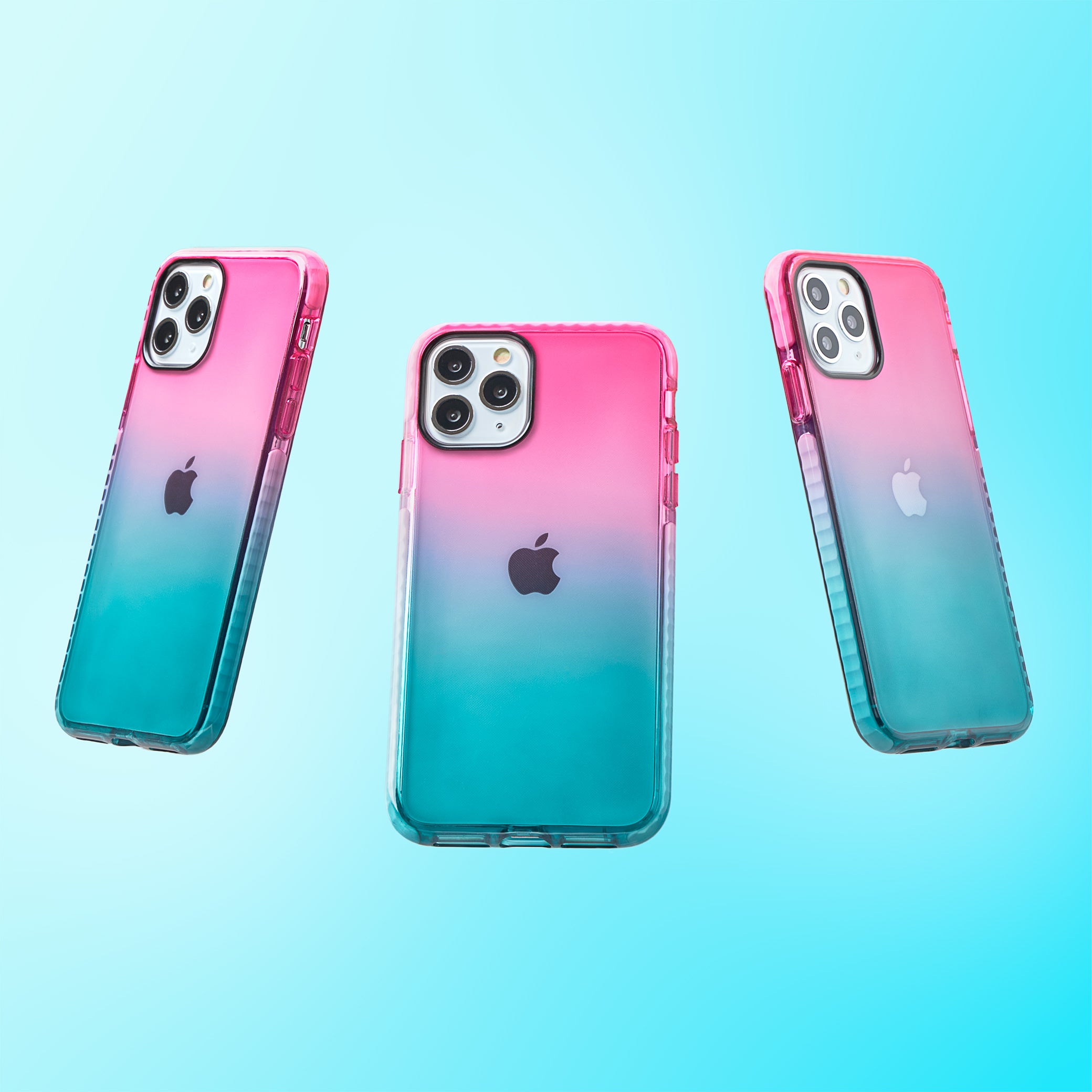 Barrier Case for iPhone 11 Pro - Blue n Pink Gradient Sunset