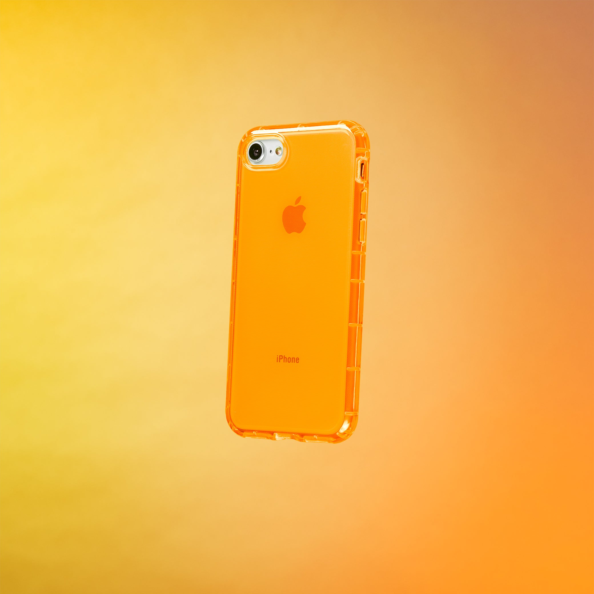 Highlighter Case for iPhone SE, iPhone 8 & iPhone 7 - Intense Bright Orange