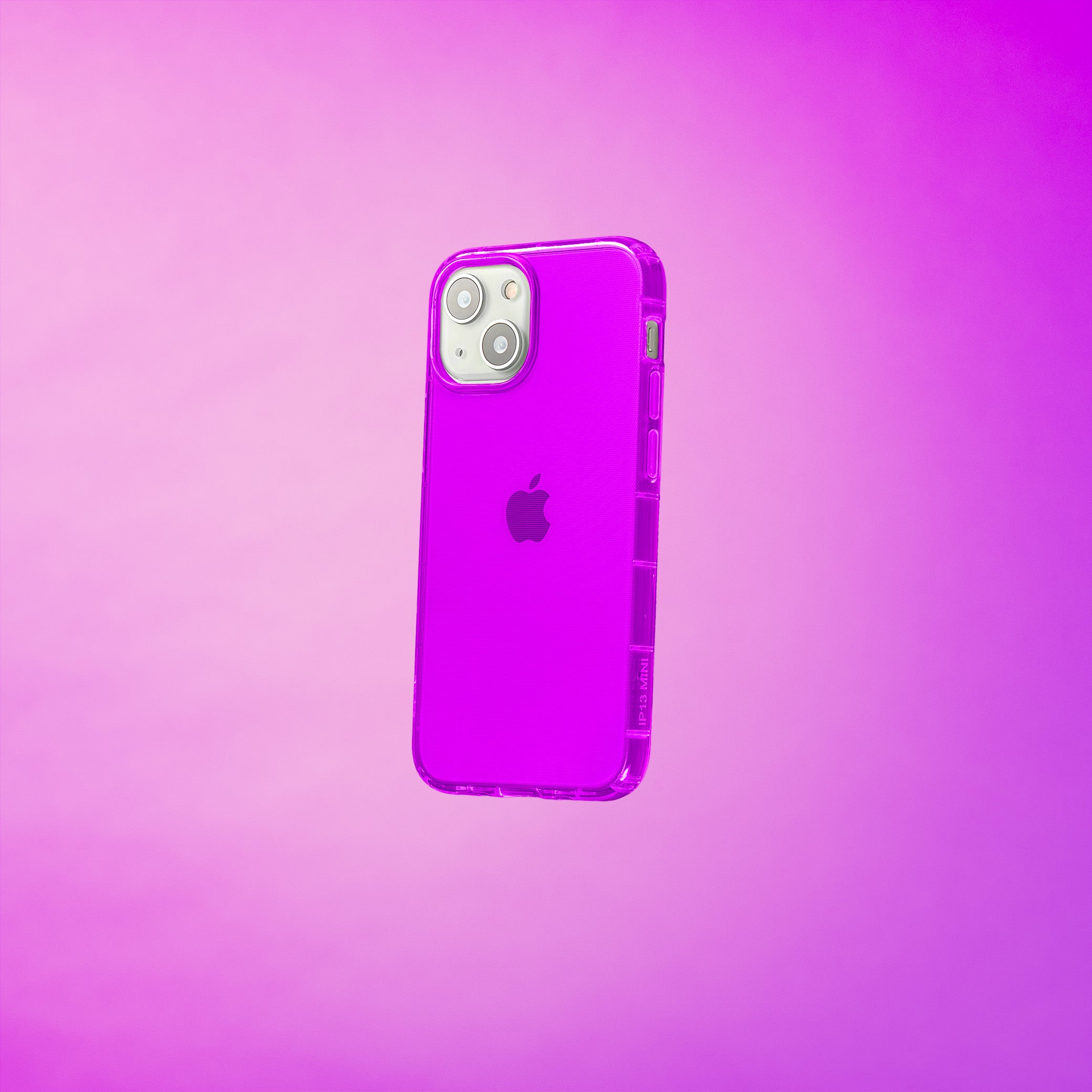 Highlighter Case for iPhone 13 Mini - Saturated Vivid Purple
