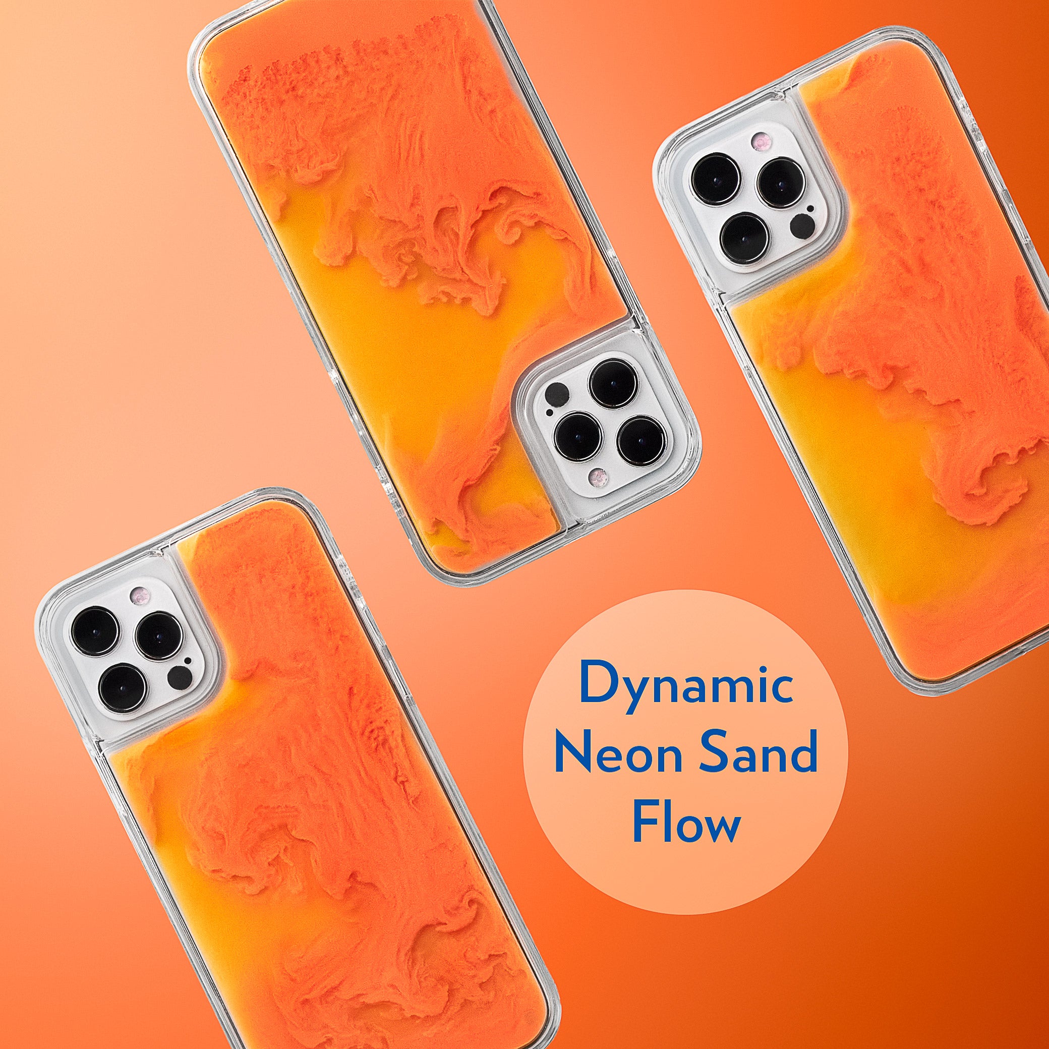 Neon Sand iPhone 12 Pro Max Case - Orange Soda