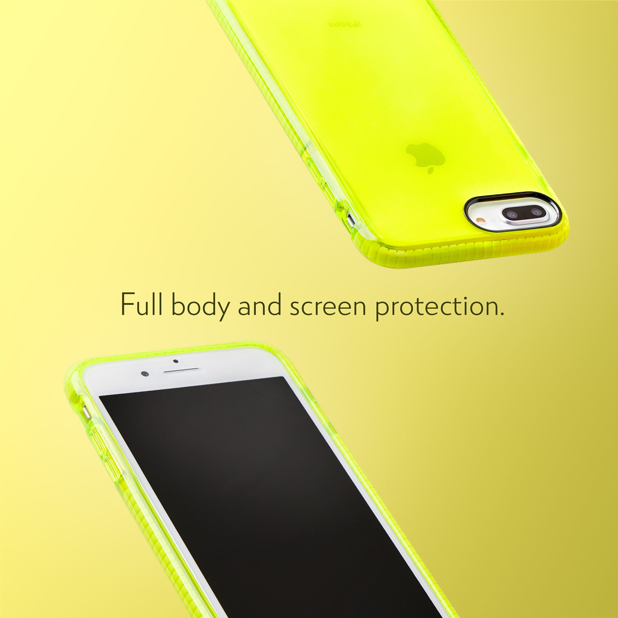 Barrier Case for iPhone 8 Plus & iPhone 7 Plus - Hi-Energy Neon Yellow