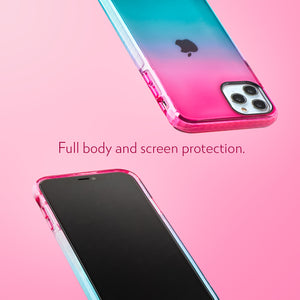Barrier Case for iPhone 11 Pro Max- Blue n Pink Gradient Sunset