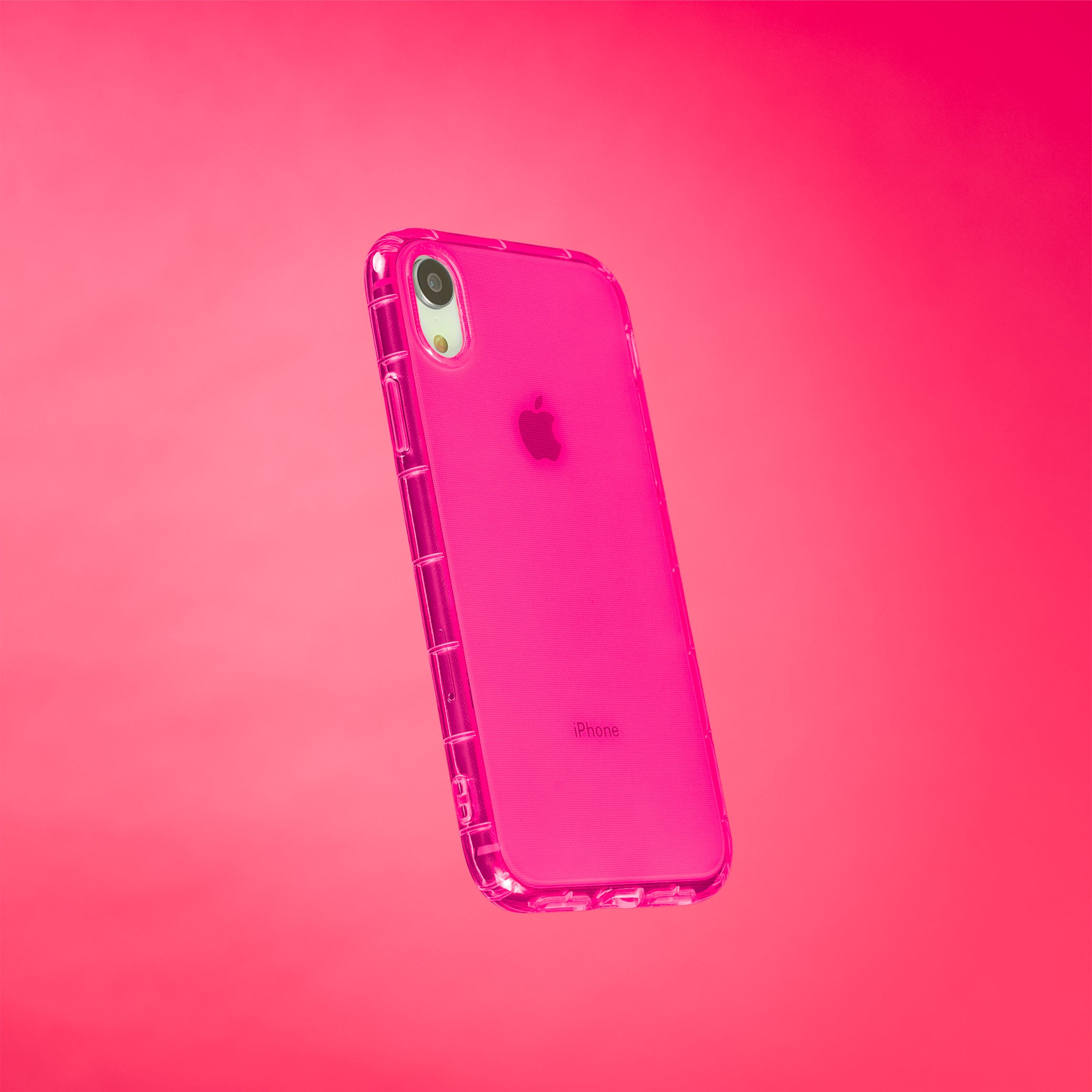 Highlighter Case for iPhone XR - Eye-Catching Hot Pink