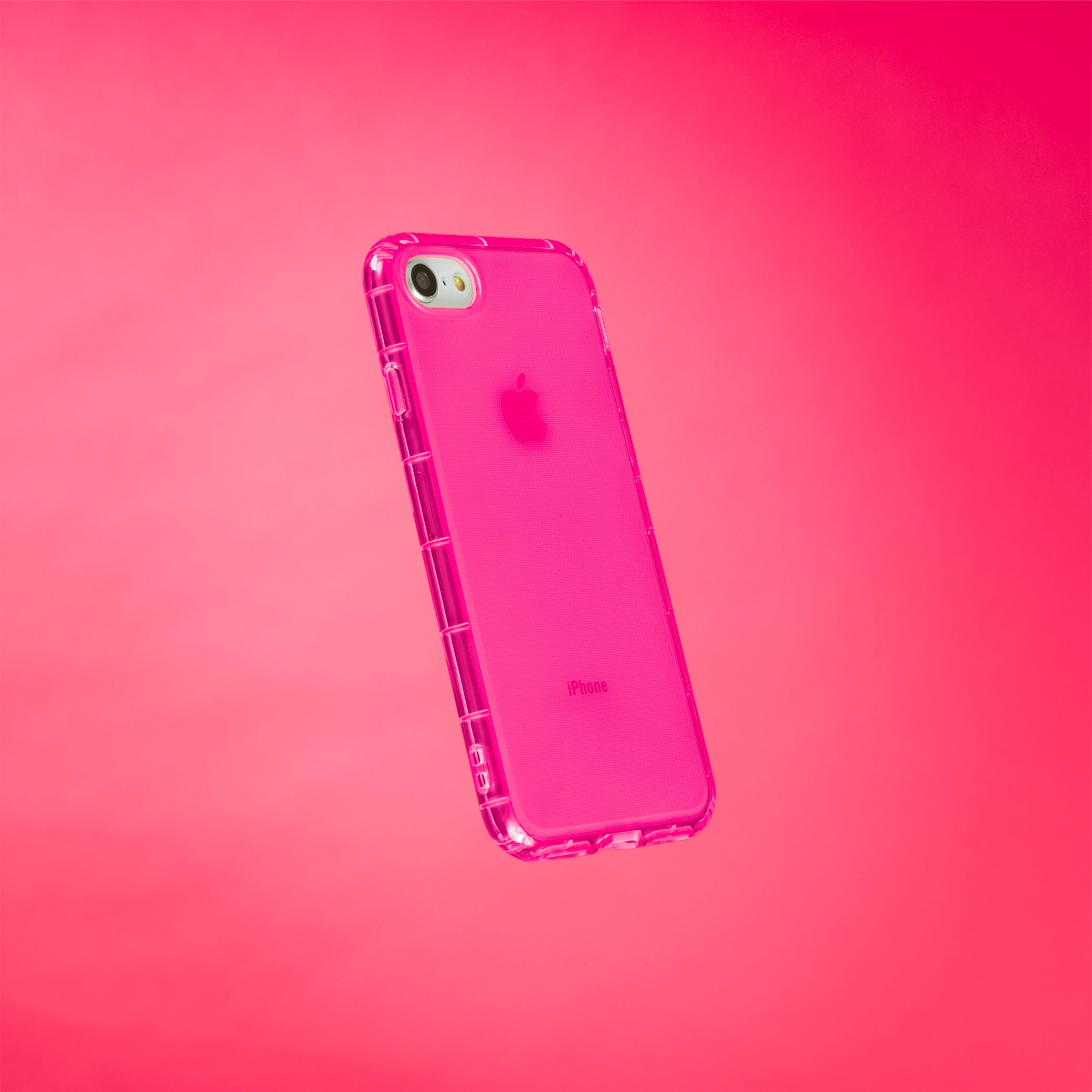 Highlighter Case for iPhone SE, iPhone 8 & iPhone 7 - Eye-Catching Hot Pink