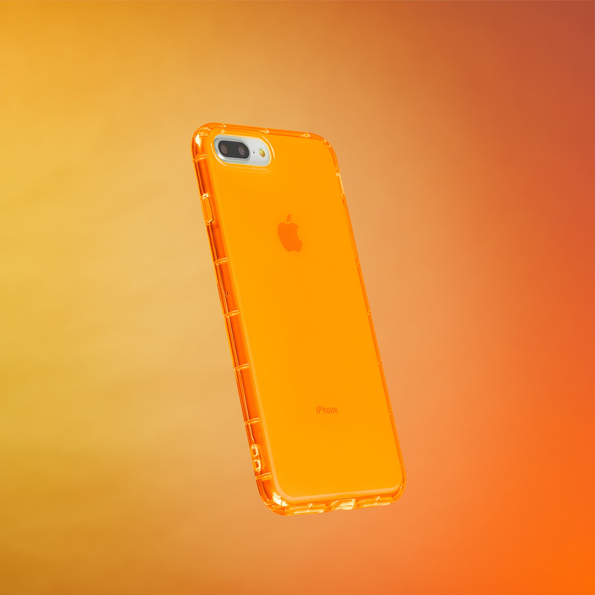 Highlighter Case for iPhone 8 Plus & iPhone 7 Plus - Intense Bright Orange