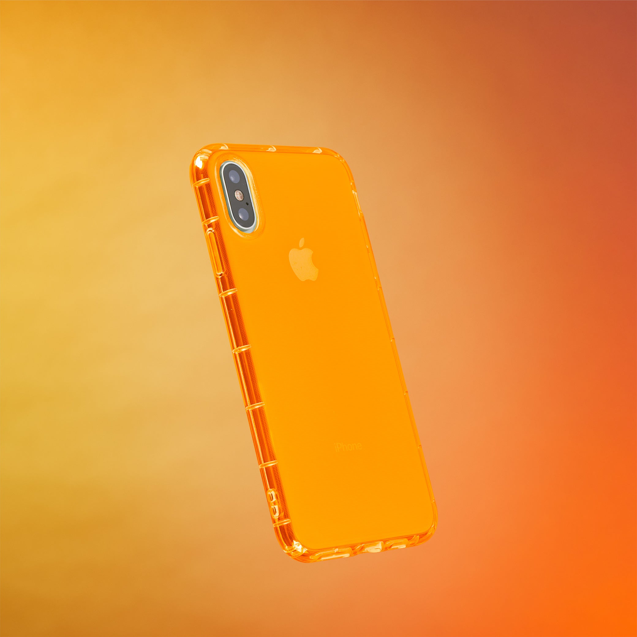 Highlighter Case for iPhone Xs & iPhone X - Intense Bright Orange