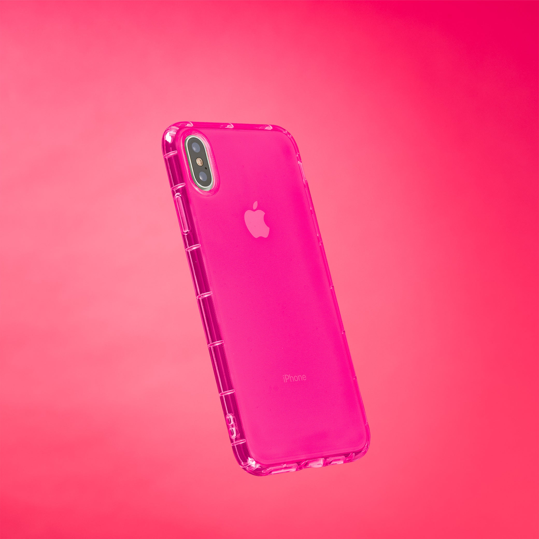 Highlighter Case for iPhone Xs Max - Eye-Catching Hot Pink