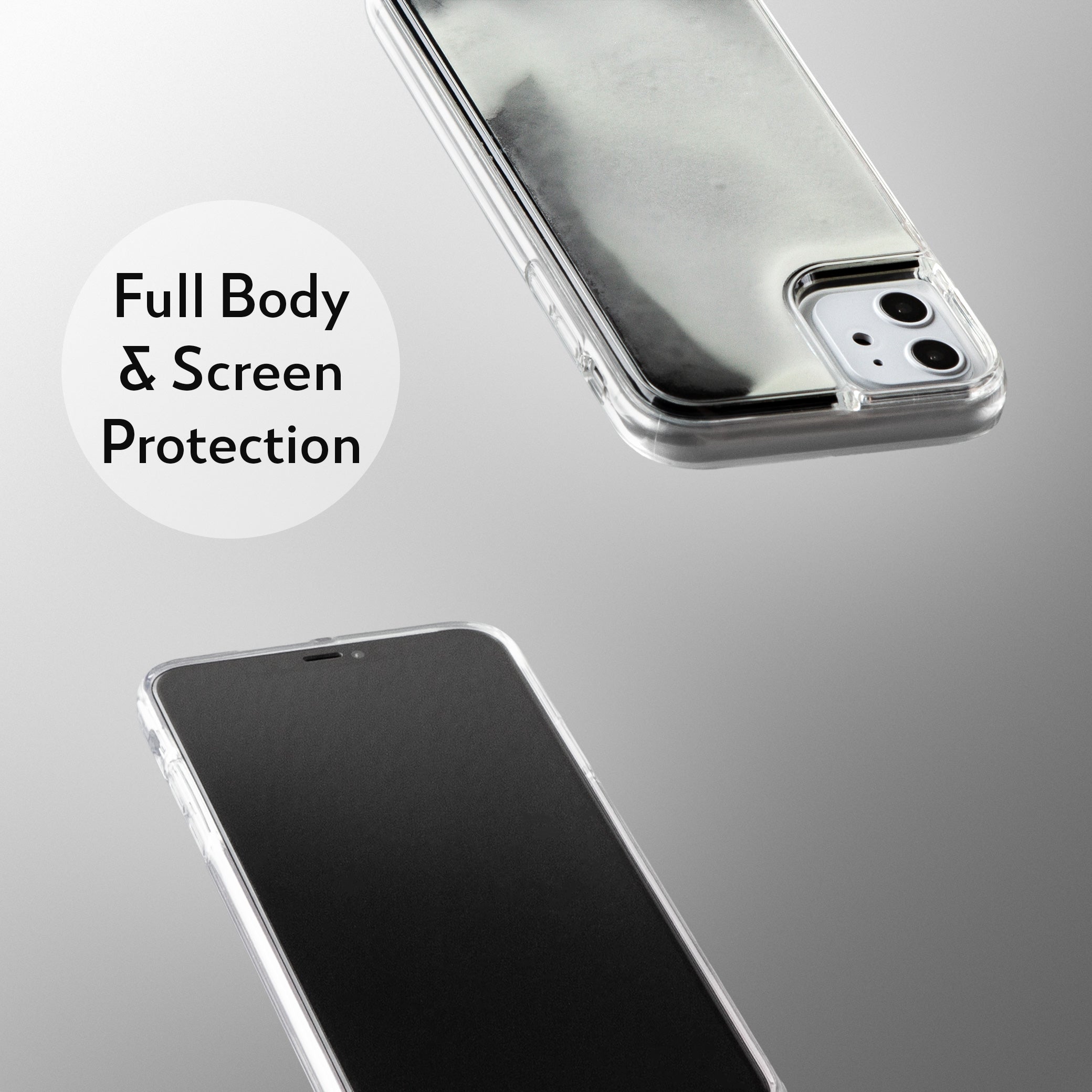 Neon Sand iPhone 11 Case - Hi Contrast Black n White