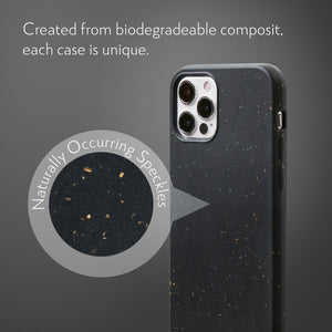 Eco Warrior iPhone 12 Pro Max Case - Midnight Charcoal