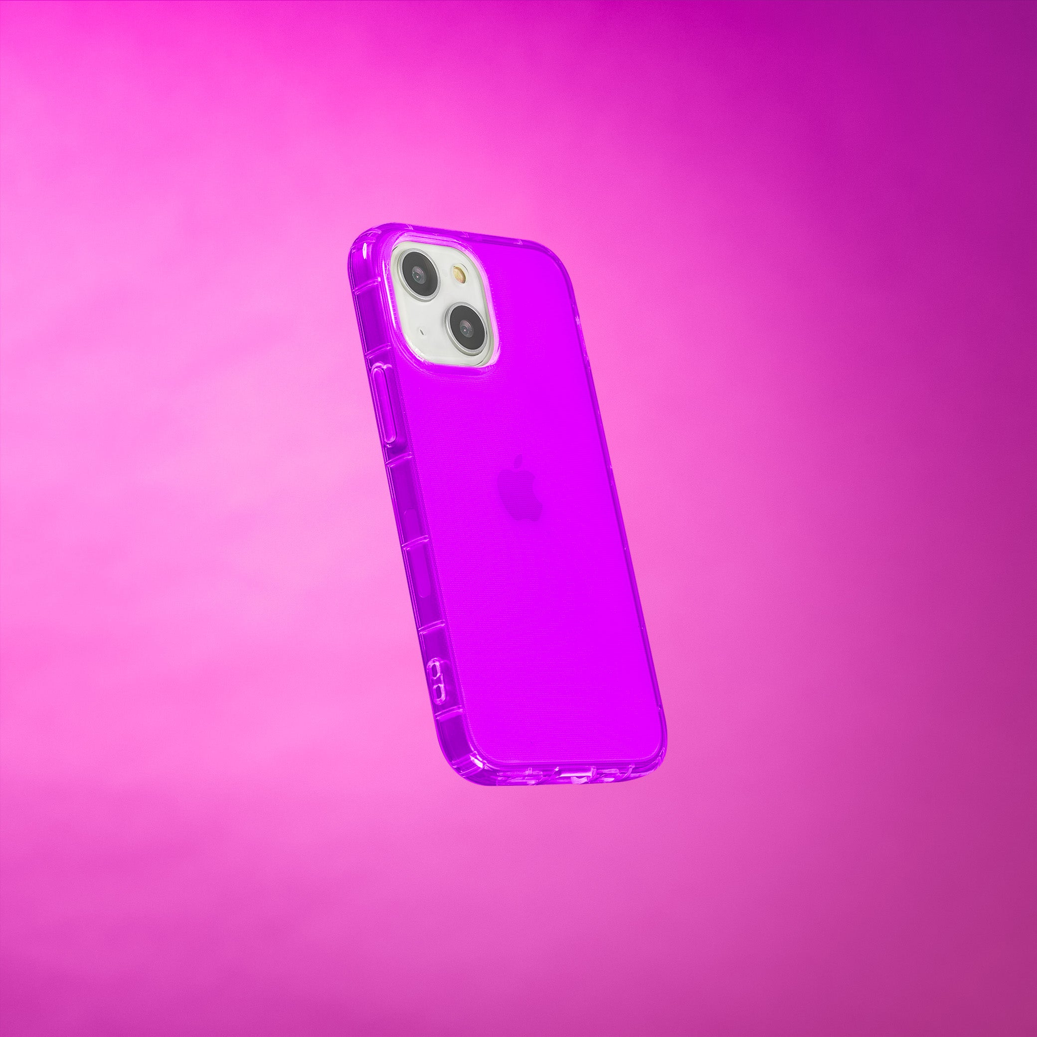 Highlighter Case for iPhone 13 Mini - Saturated Vivid Purple