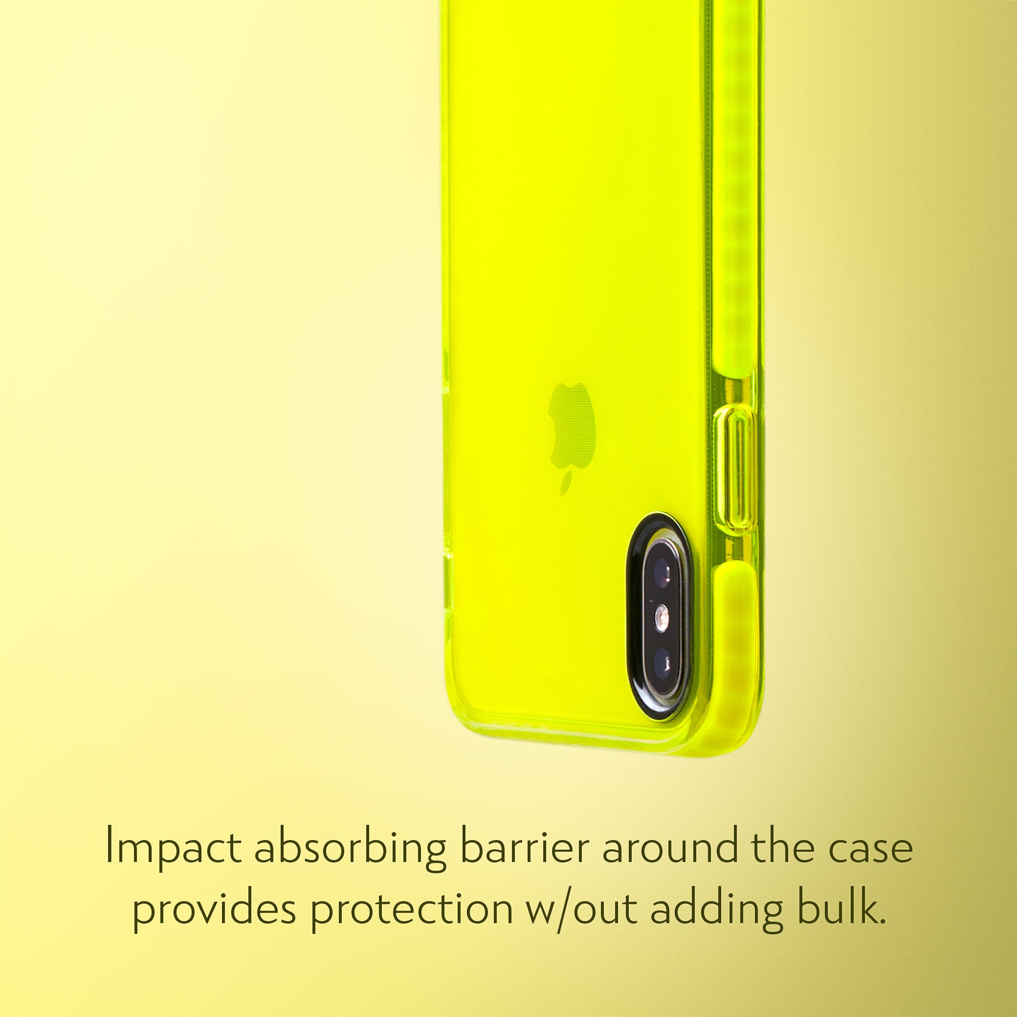 Barrier Case for iPhone Xs & iPhone X - Hi-Energy Neon Yellow