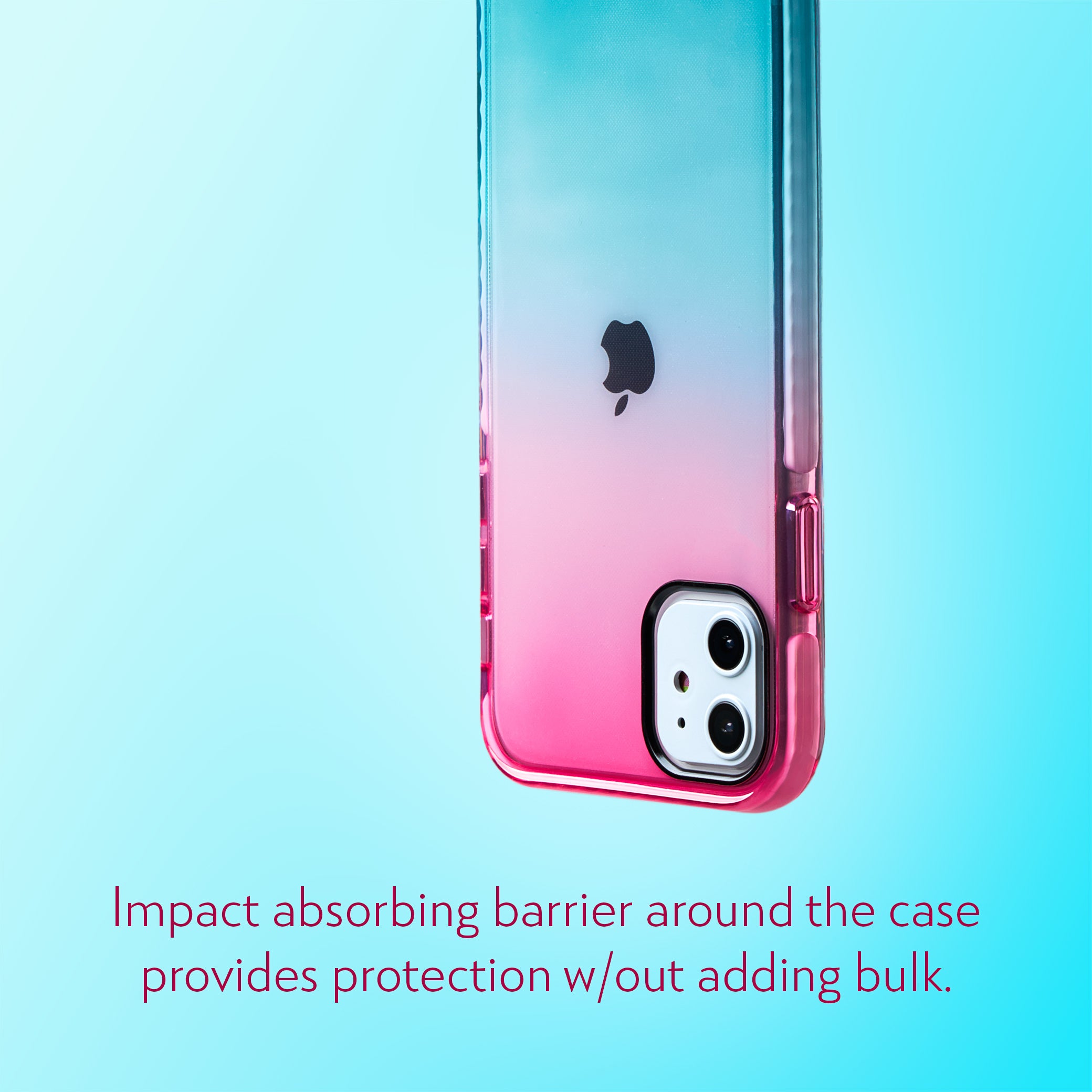 Barrier Case for iPhone 11 - Blue n Pink Gradient Sunset