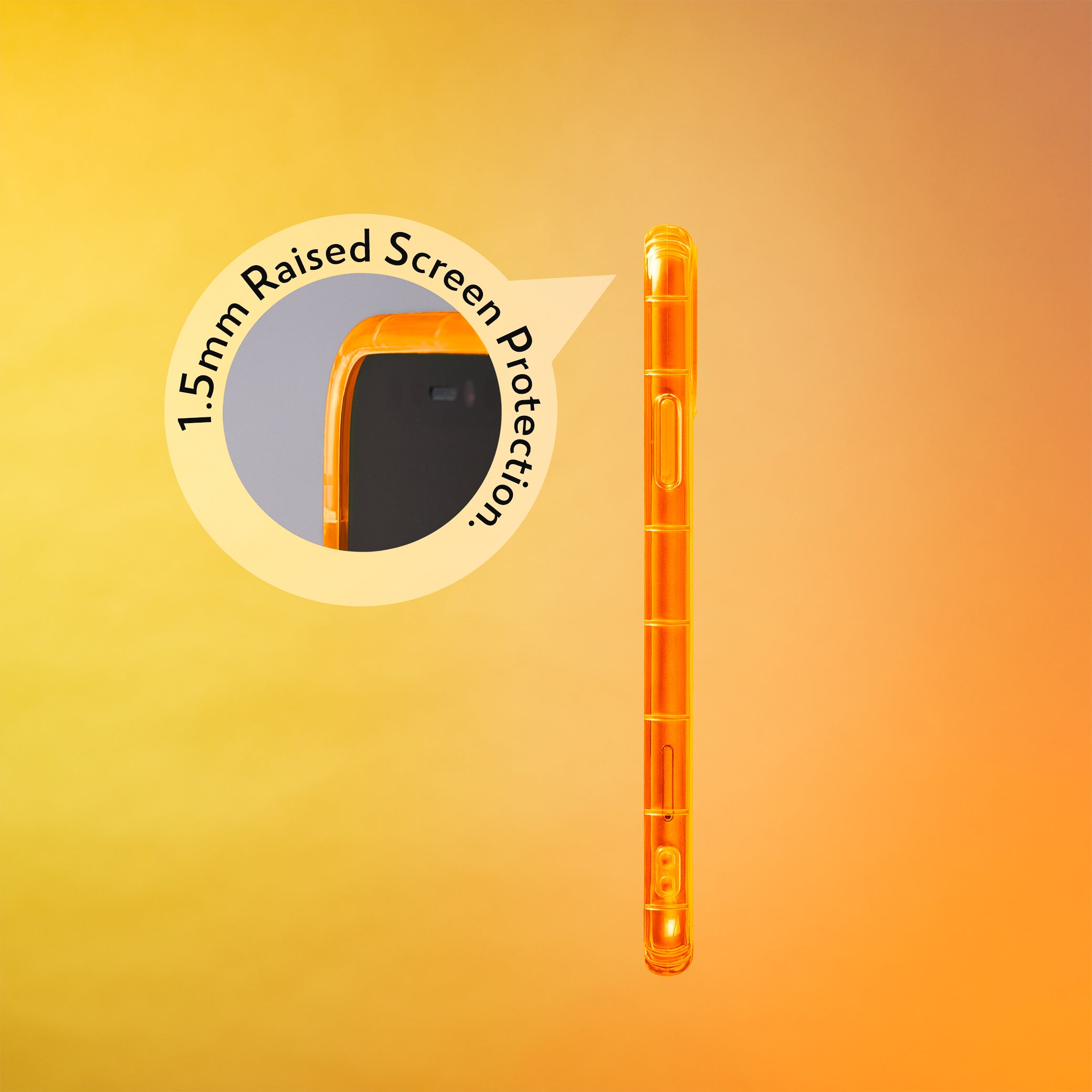 Highlighter Case for iPhone 11 Pro - Intense Bright Orange