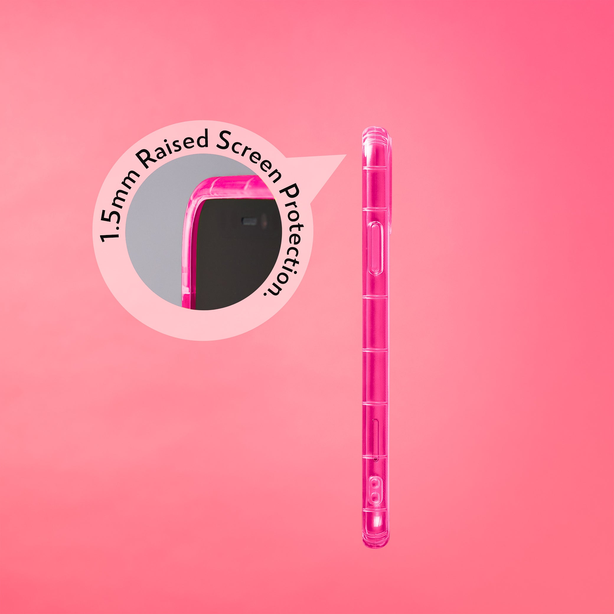 Highlighter Case for iPhone 11 Pro - Eye-Catching Hot Pink