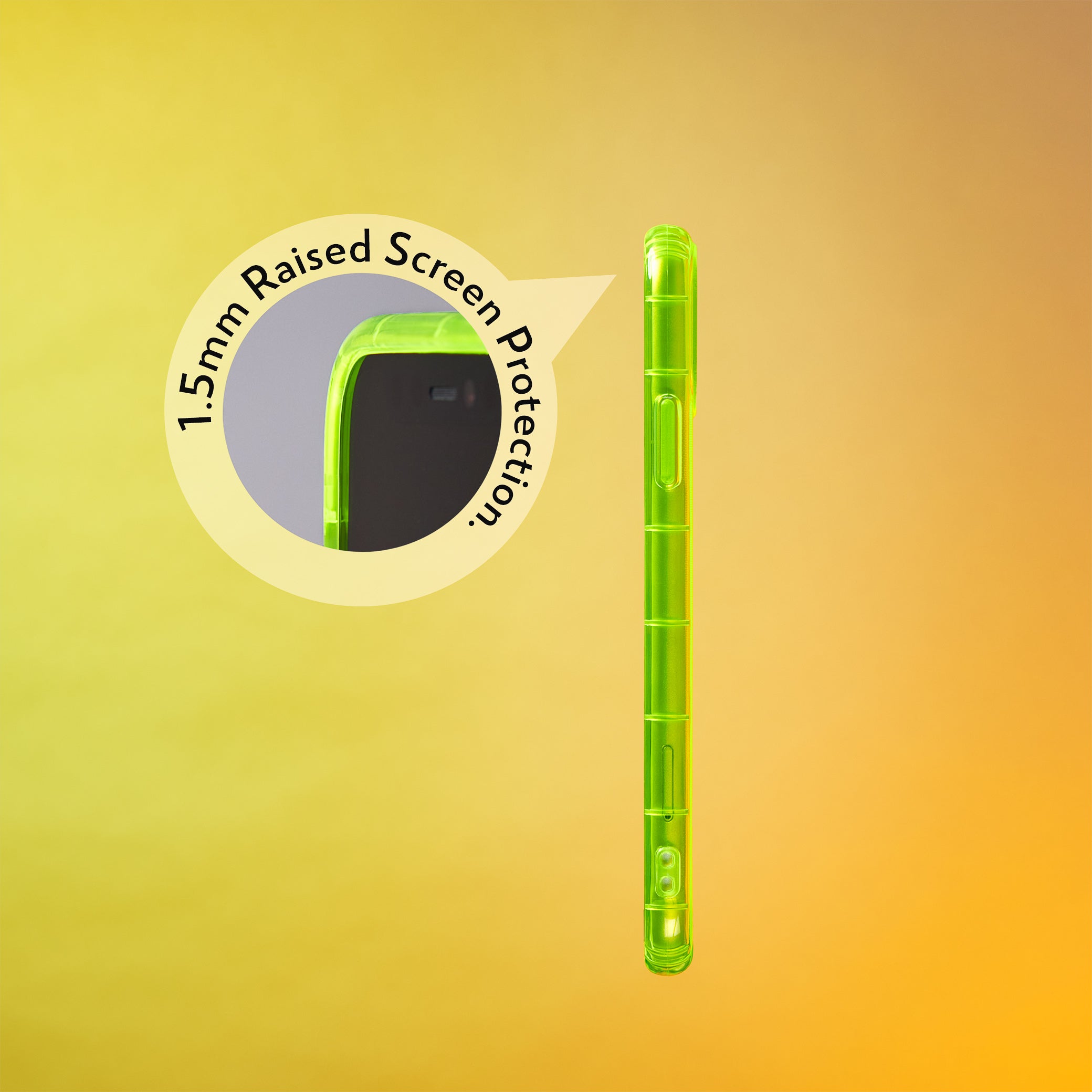 Highlighter Case for iPhone 11 Pro - Conspicuous Neon Yellow