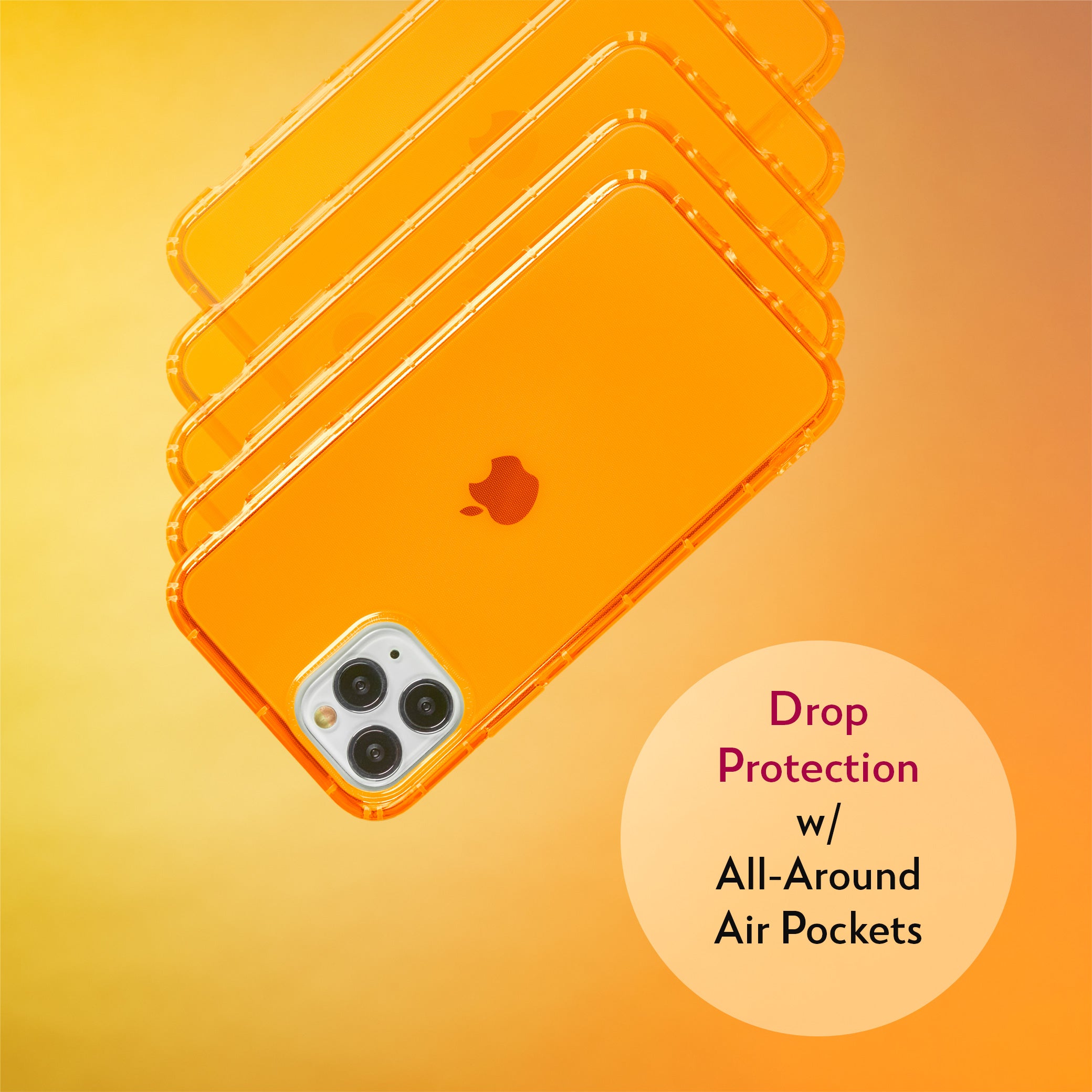 Highlighter Case for iPhone 11 Pro - Intense Bright Orange