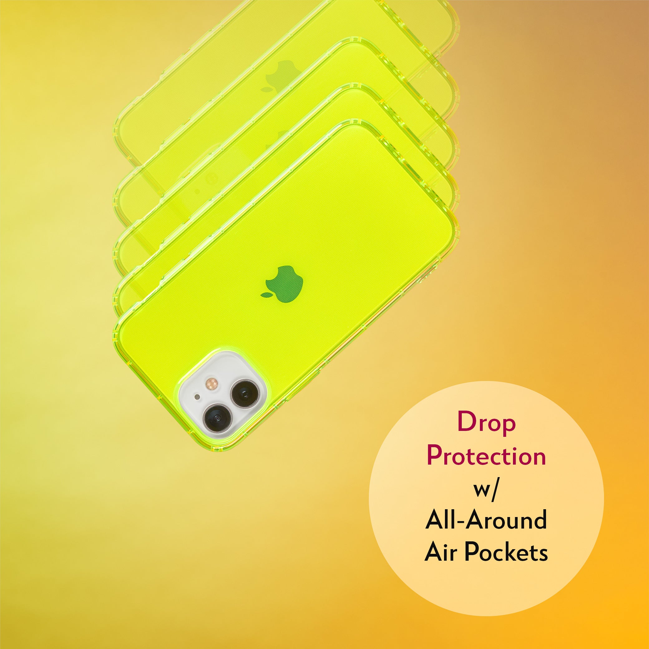 Highlighter Case for iPhone 12 Mini - Conspicuous Neon Yellow