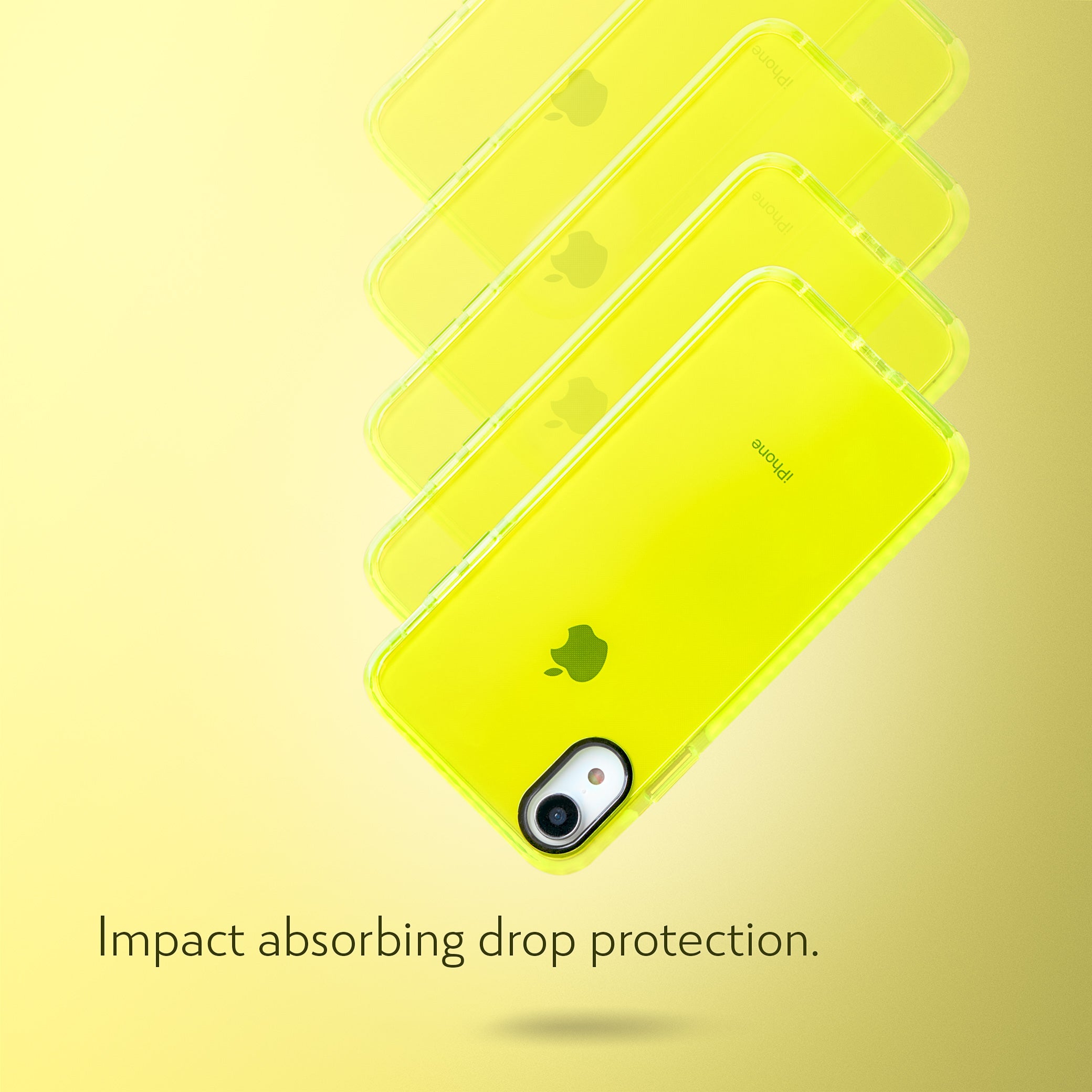 Barrier Case for iPhone XR - Hi-Energy Neon Yellow