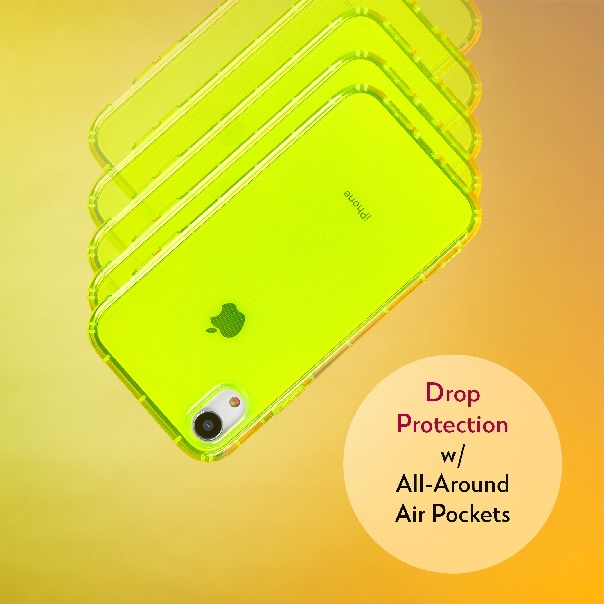 Highlighter Case for iPhone XR - Conspicuous Neon Yellow