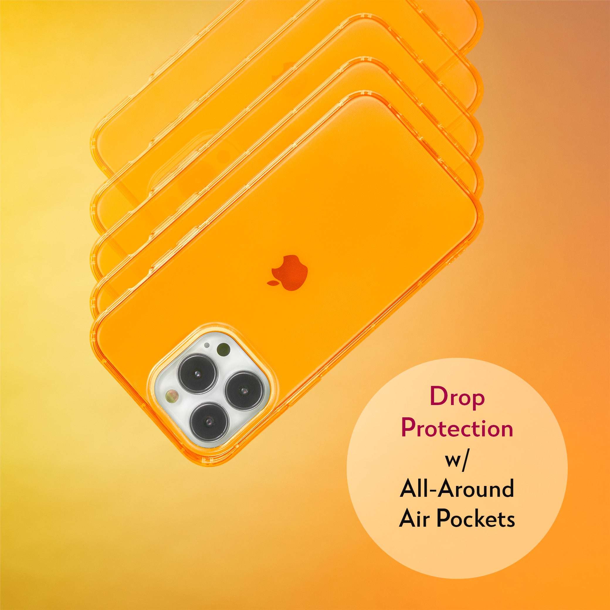 Highlighter Case for iPhone 13 Pro - Intense Bright Orange