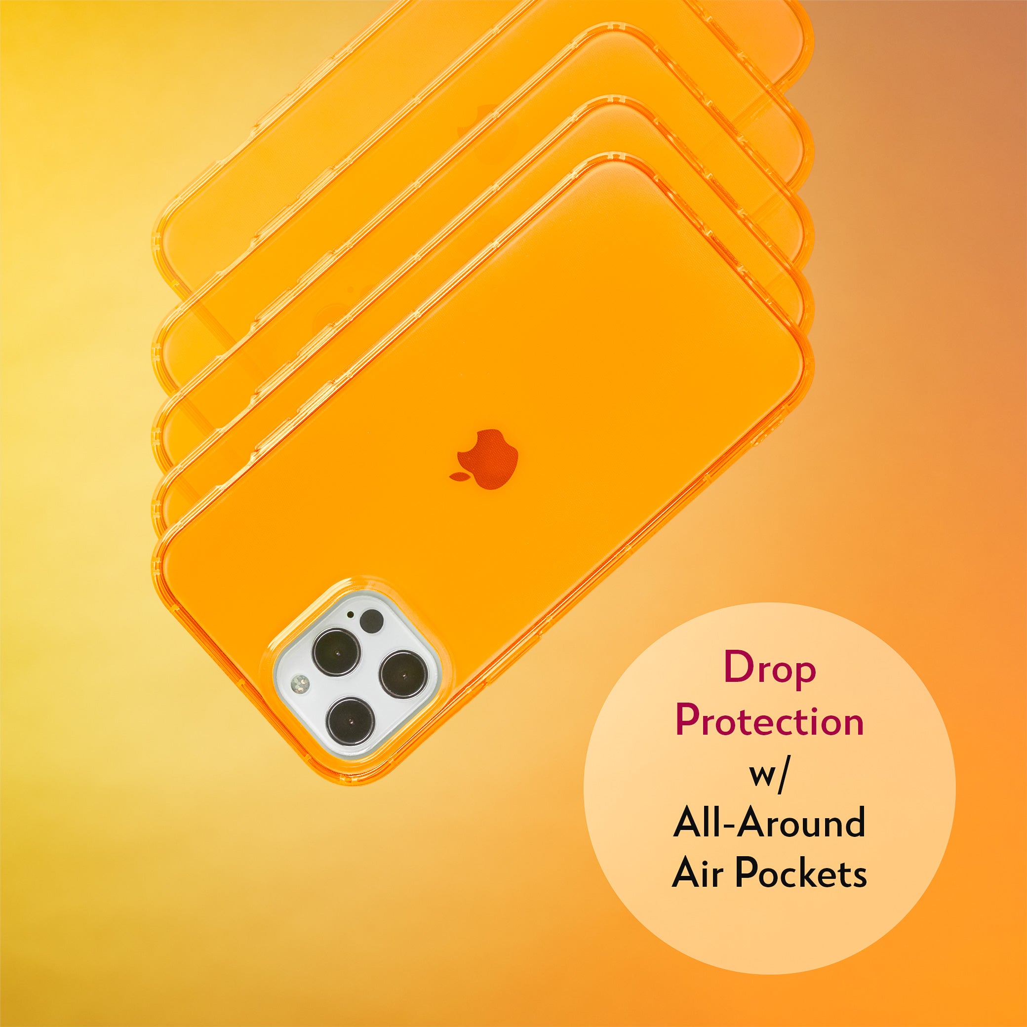 Highlighter Case for iPhone 12 Pro Max - Intense Bright Orange