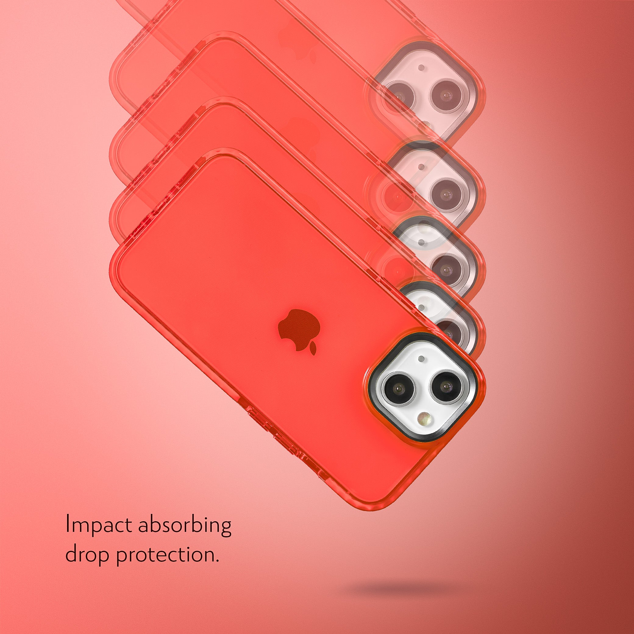 Barrier Case for iPhone 13 Mini - Electric Red Strawberry Red