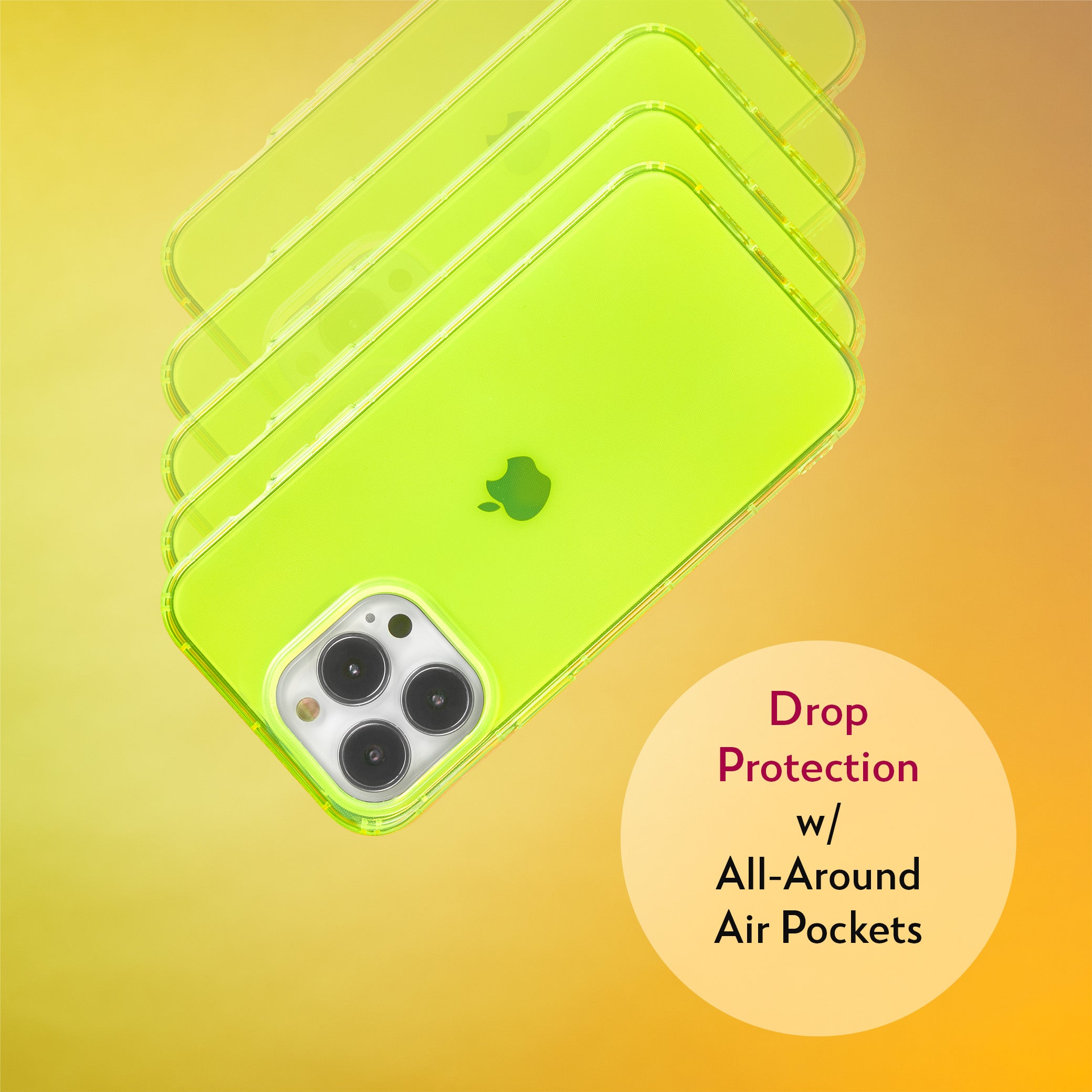 Highlighter Case for iPhone 13 Pro - Conspicuous Neon Yellow