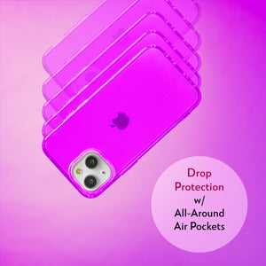 Highlighter Case for iPhone 13 Mini - Saturated Vivid Purple