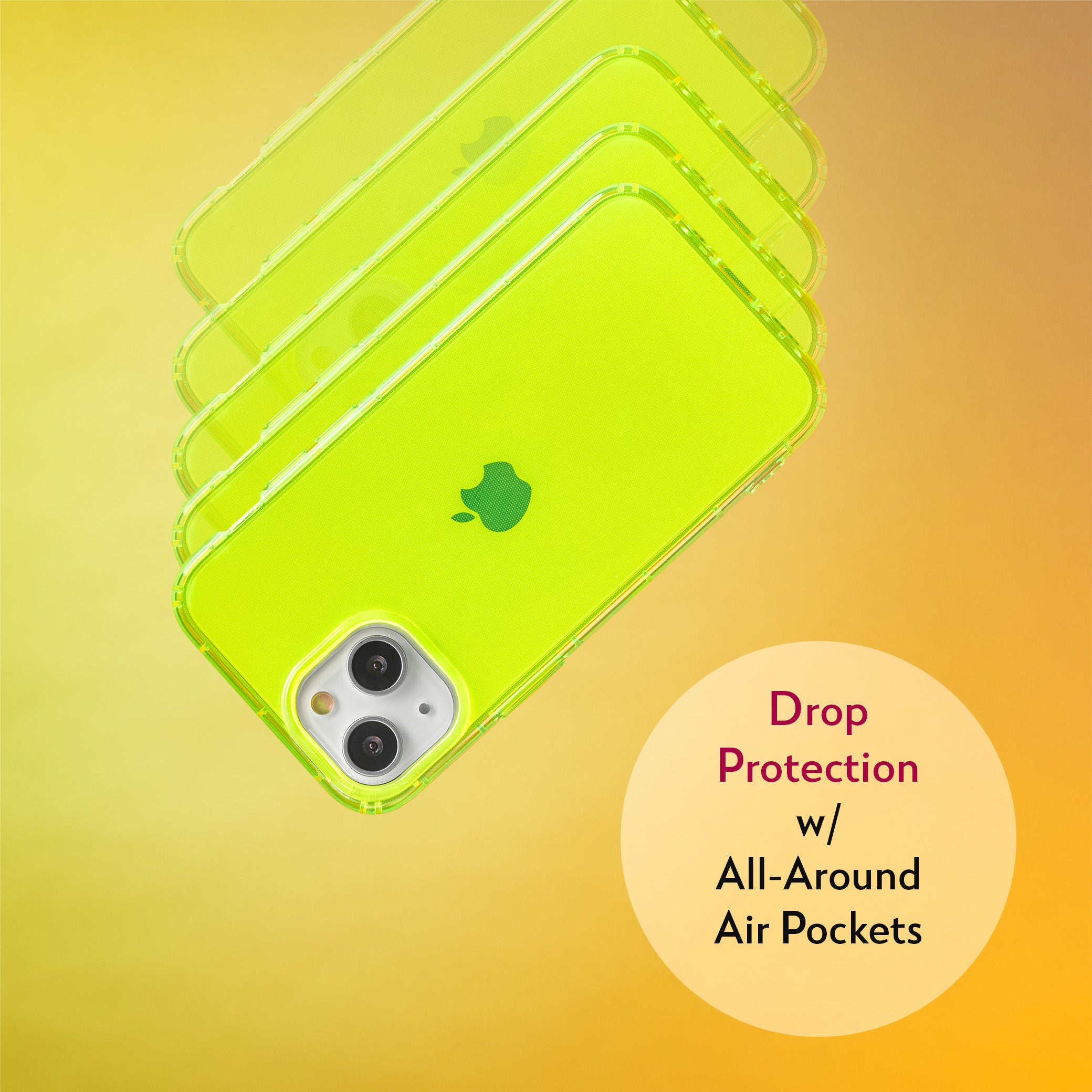 Highlighter Case for iPhone 13 Mini - Conspicuous Neon Yellow