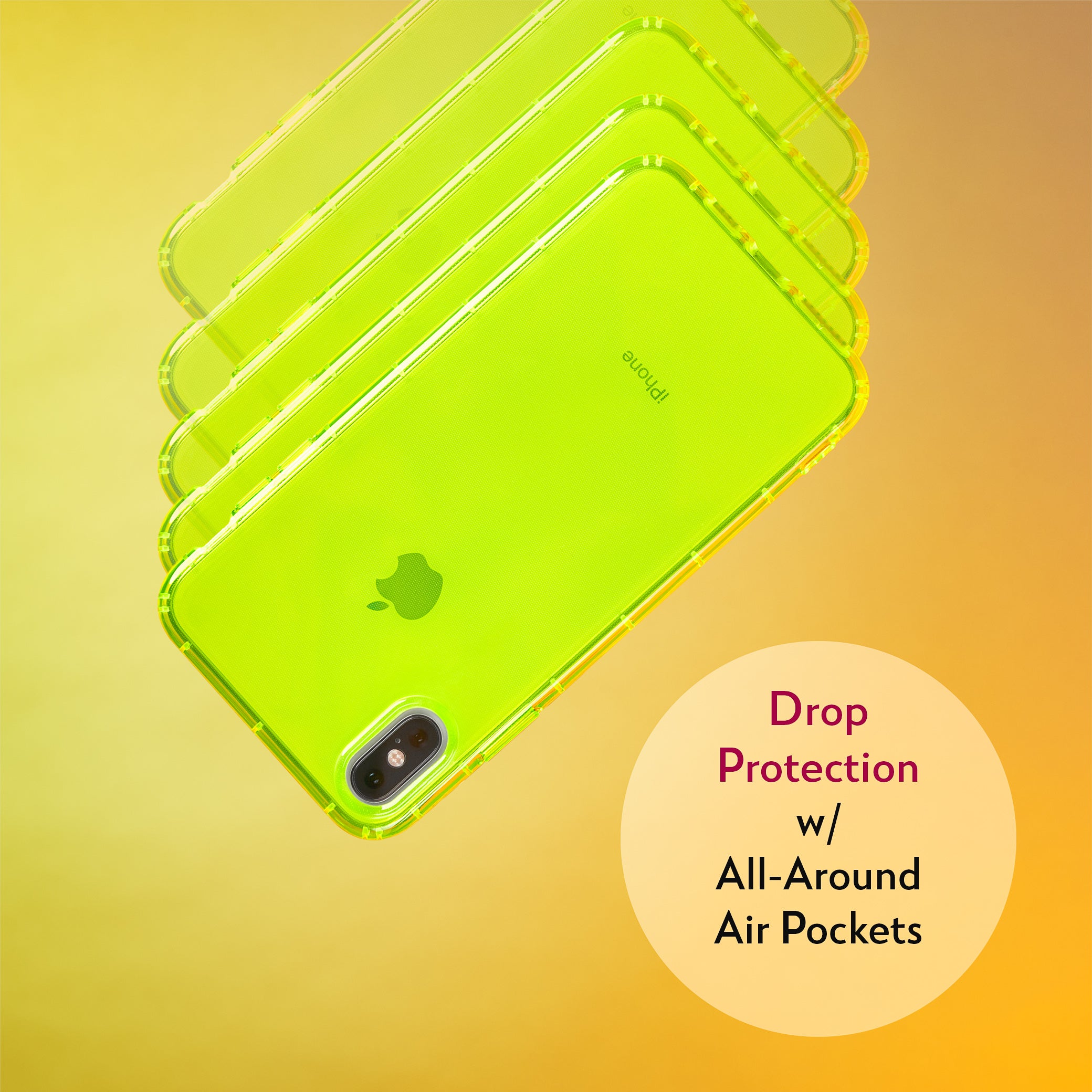 Highlighter Case for iPhone Xs Max - Conspicuous Neon Yellow