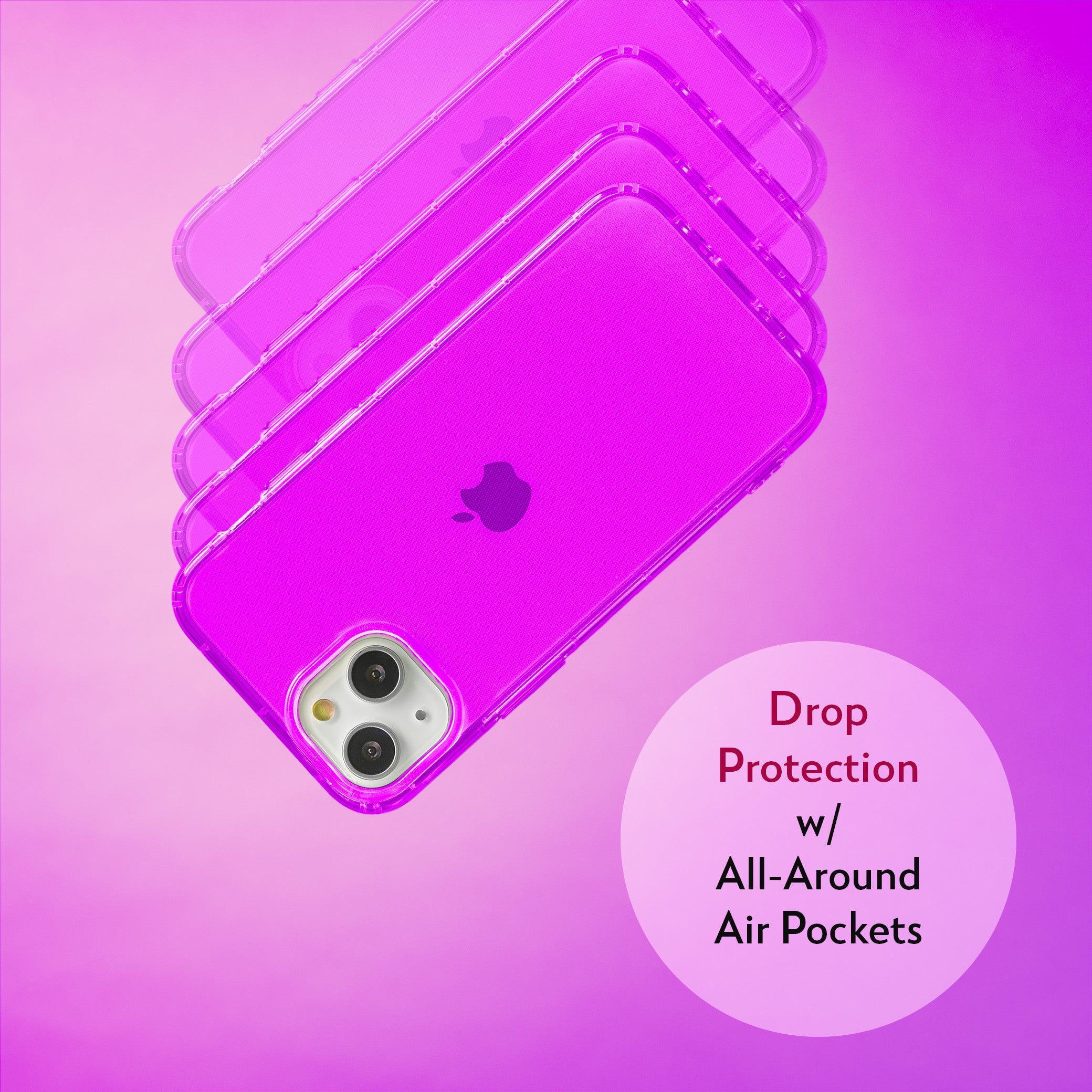 Highlighter Case for iPhone 13 - Saturated Vivid Purple