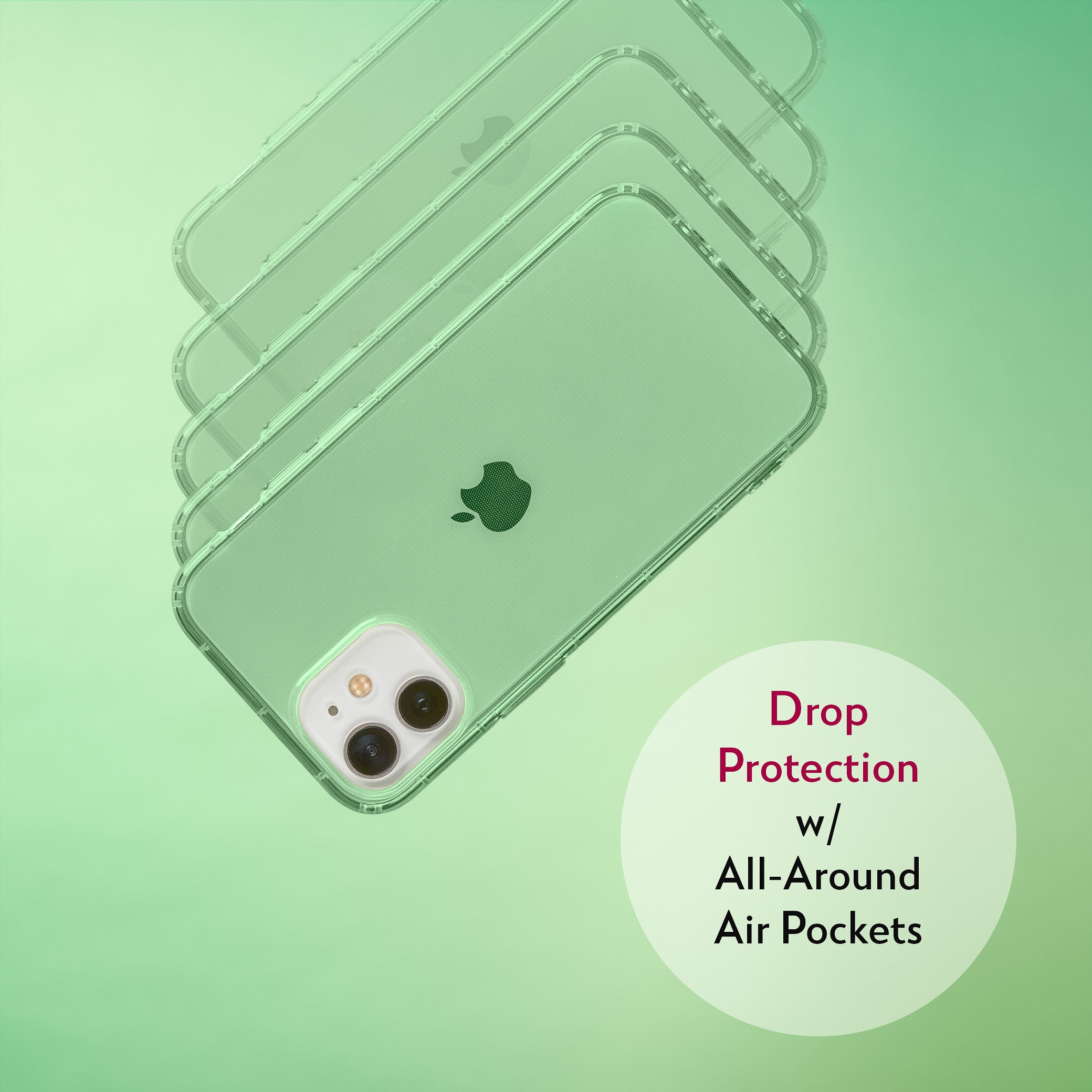 Highlighter Case for iPhone 12 & iPhone 12 Pro - Precious Emerald Green