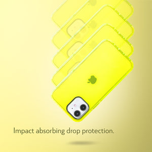 Neon Sand iPhone 12 Mini Case - Hi Energy Neon Yellow